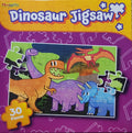 Multi-colour 30pcs Dinosaur Jigsaw Puzzle in Box For Children 3+ hand-eye coordi