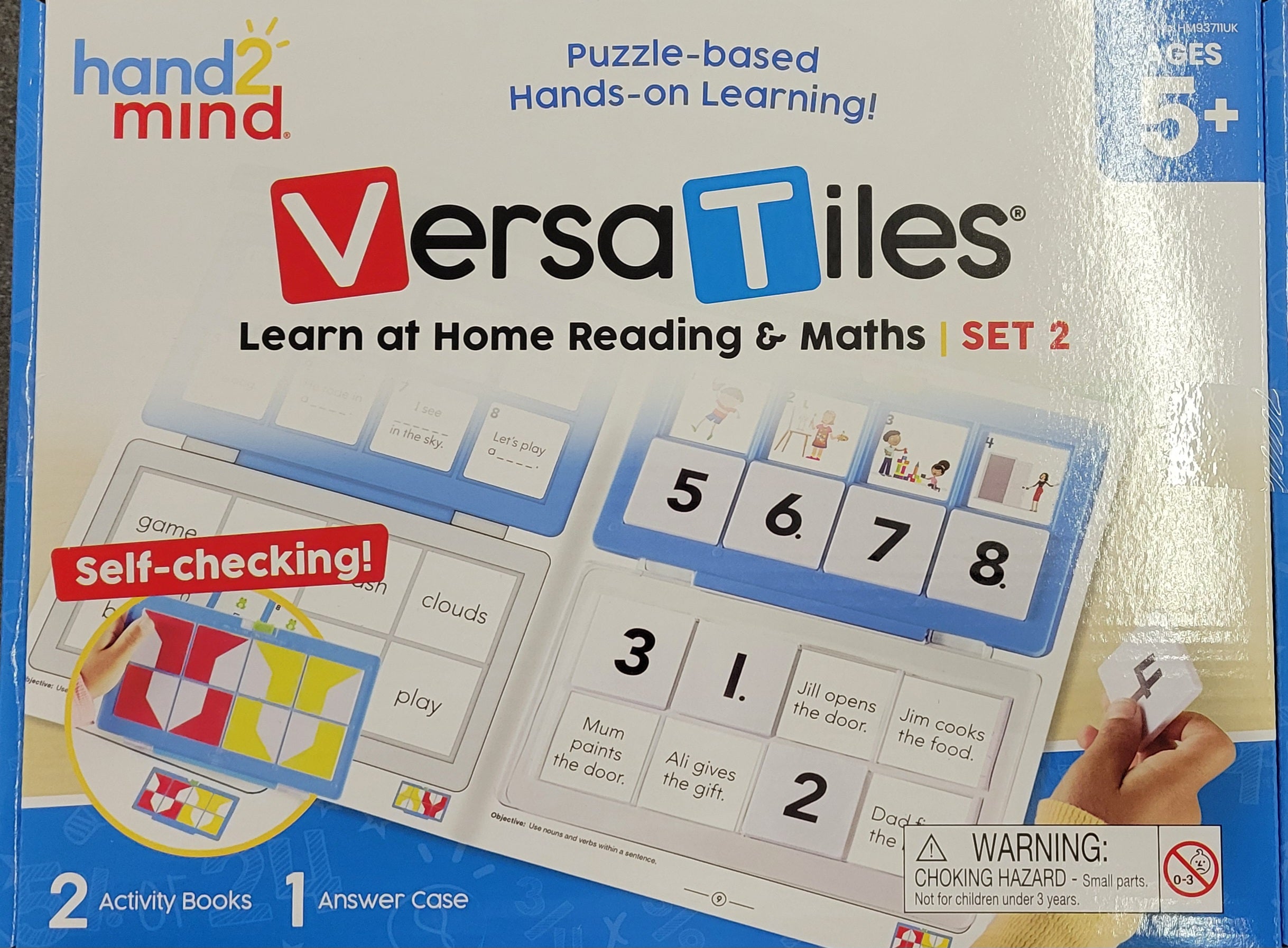 Versa Tiles Puzzle-based Hands-on Learning - Ages 5+ - Brand New