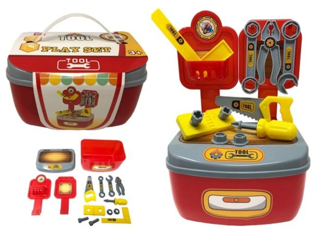 Tool Playsets in Carry Case - Fun & Safe for Kids Aged 3+ Years