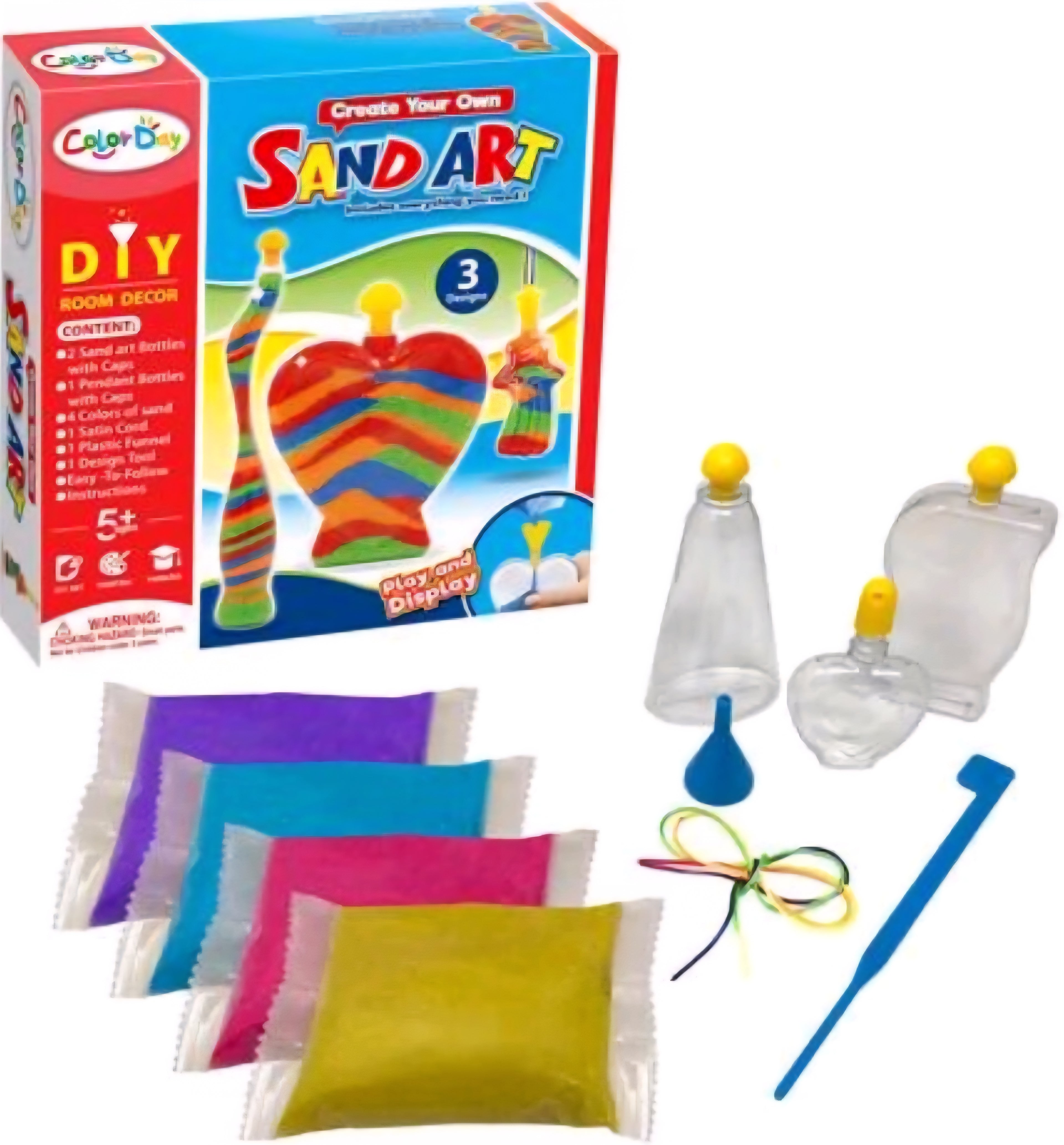 Playwrite Sand Art 3 Bottle Set 22cm