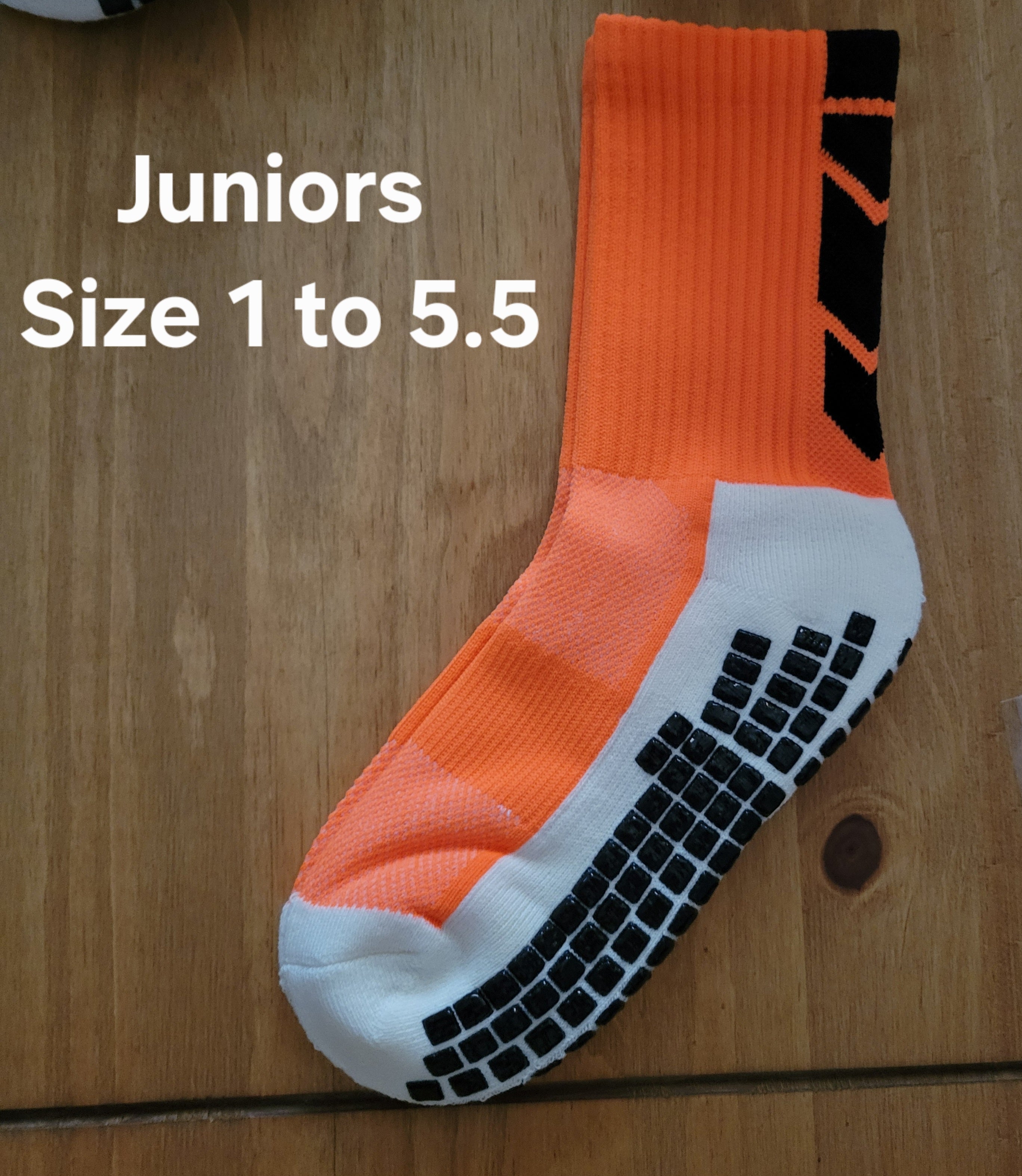 Football Grip Socks Kids New Size 1 to 5.5