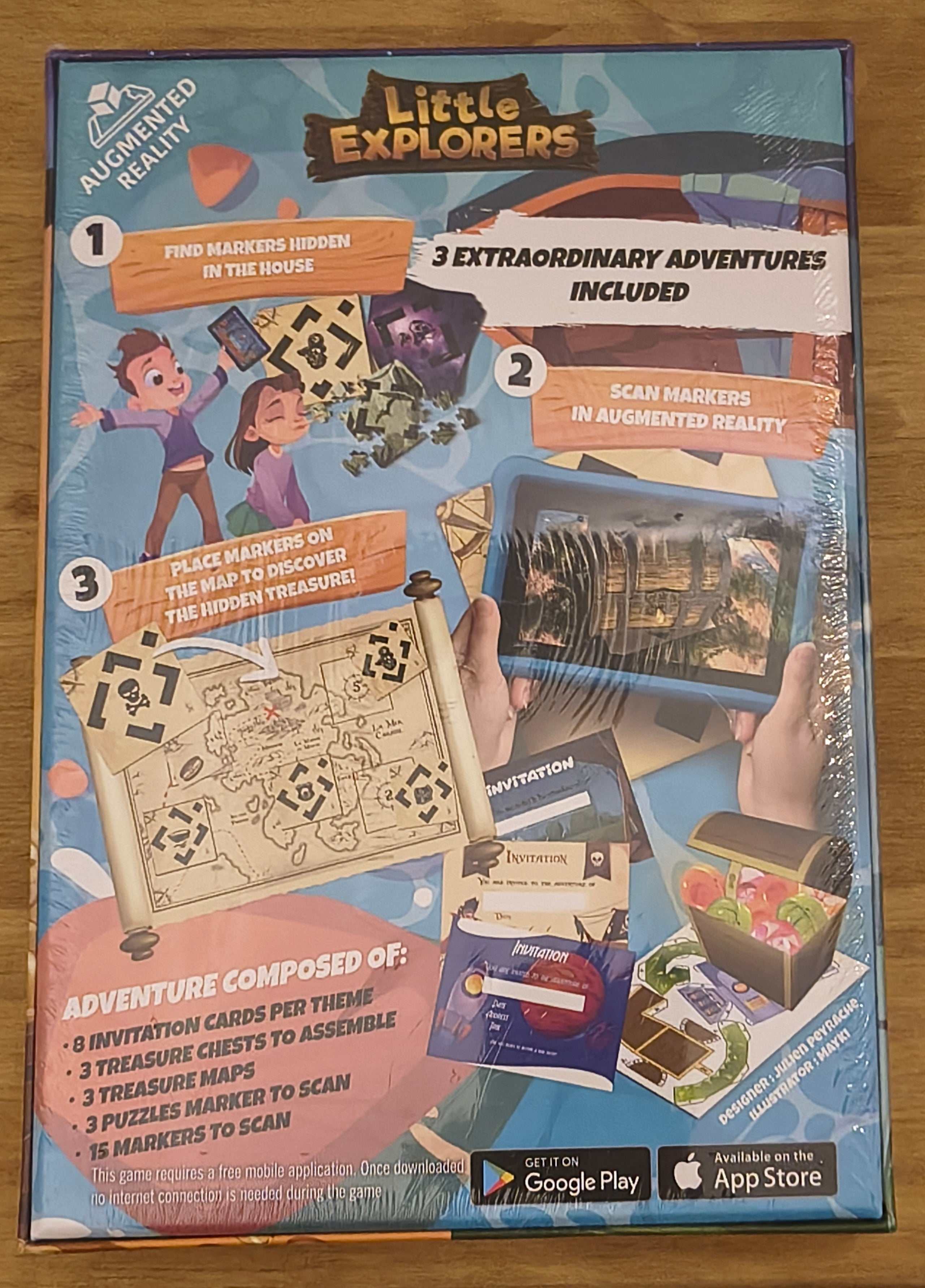 Little Explorers Immersive Treasure Hunt Brand New/Sealed Boardgame 1-8 Players