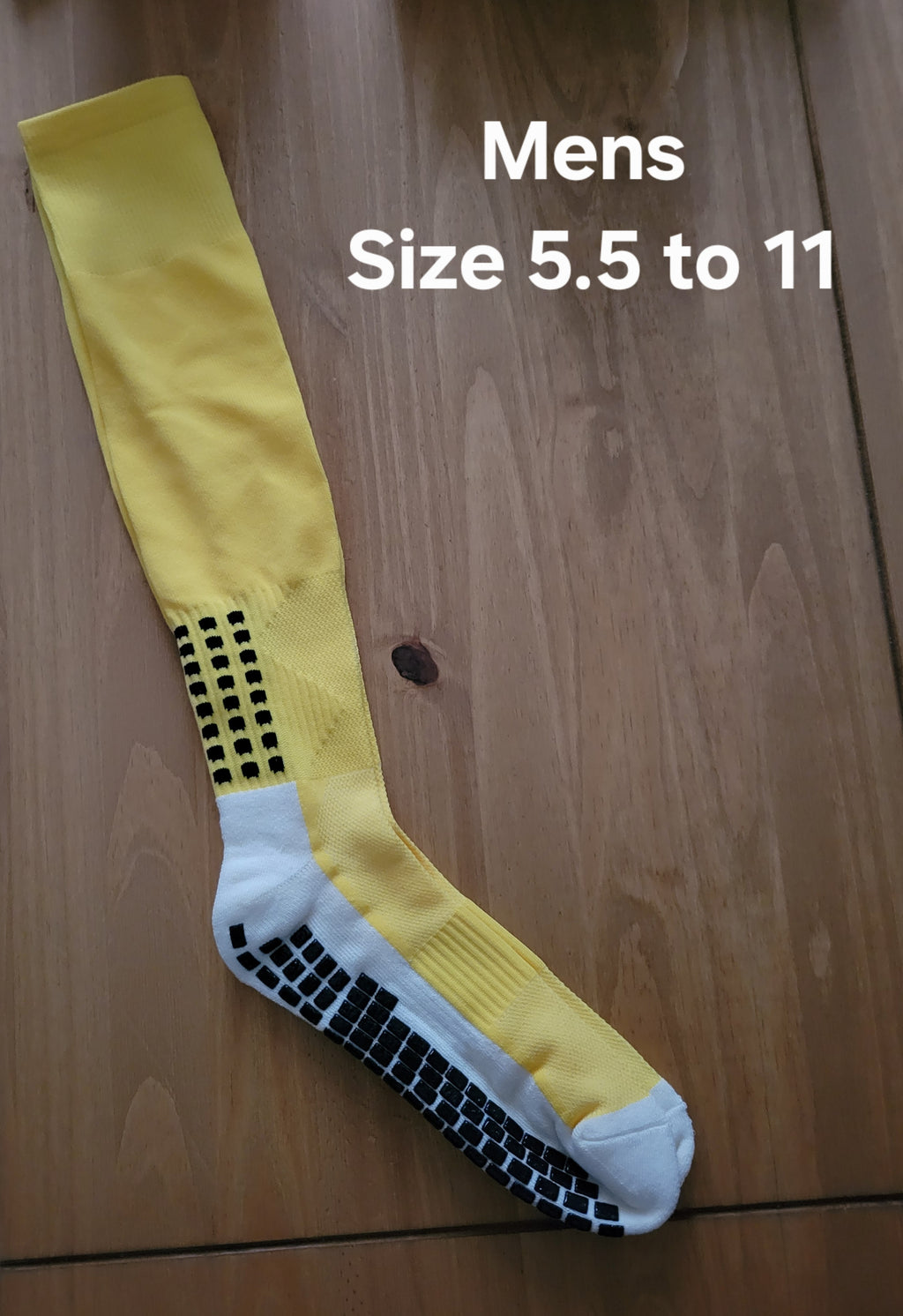 Long Grip Mens Socks Football One Size 5.5 to 11