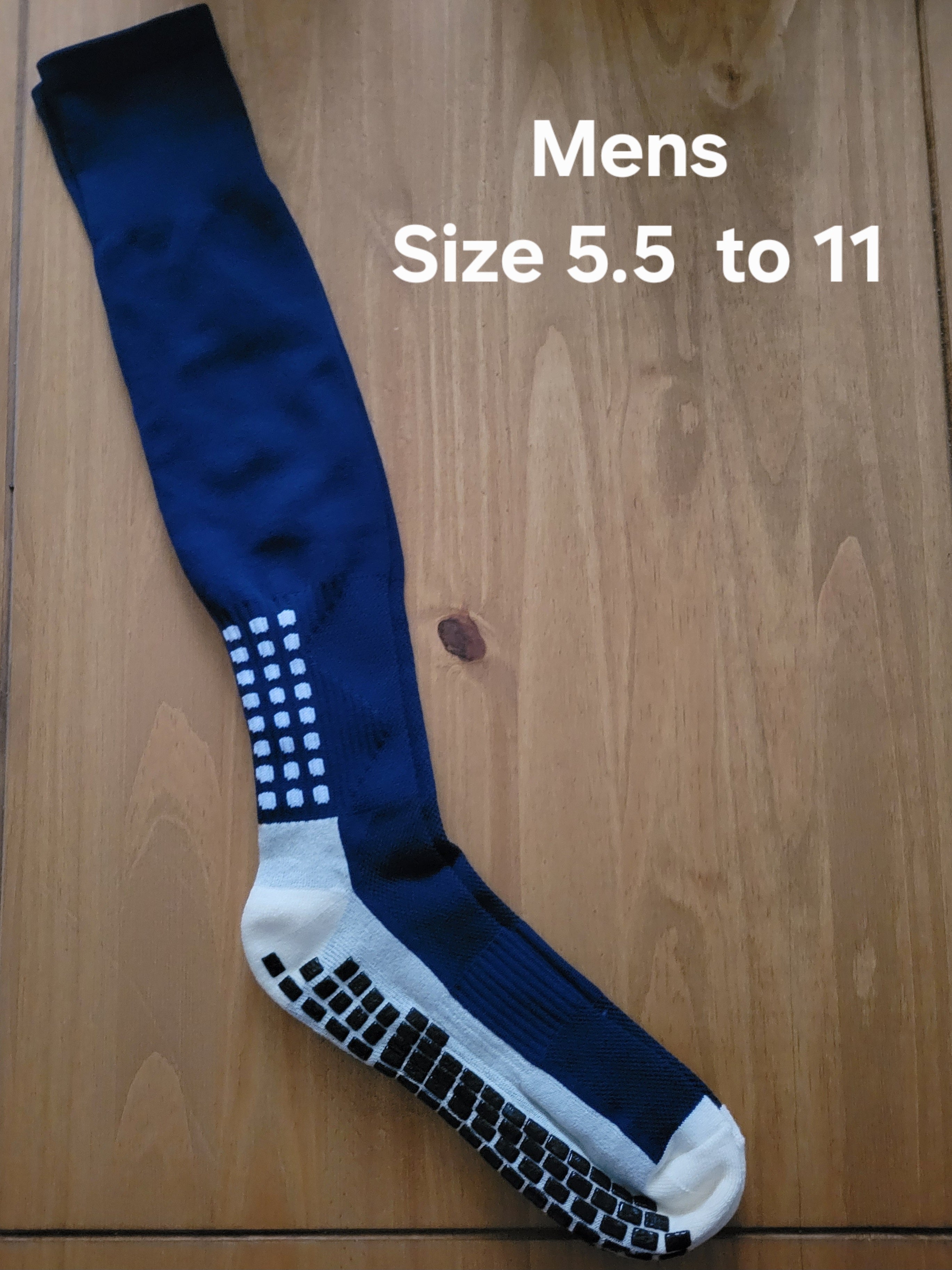 Long Grip Mens Socks Football One Size 5.5 to 11