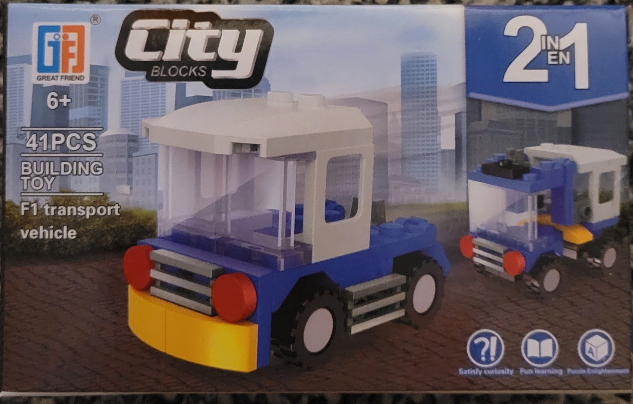 5 Mini Vehicle Brick Kits Build Your Own Transporter