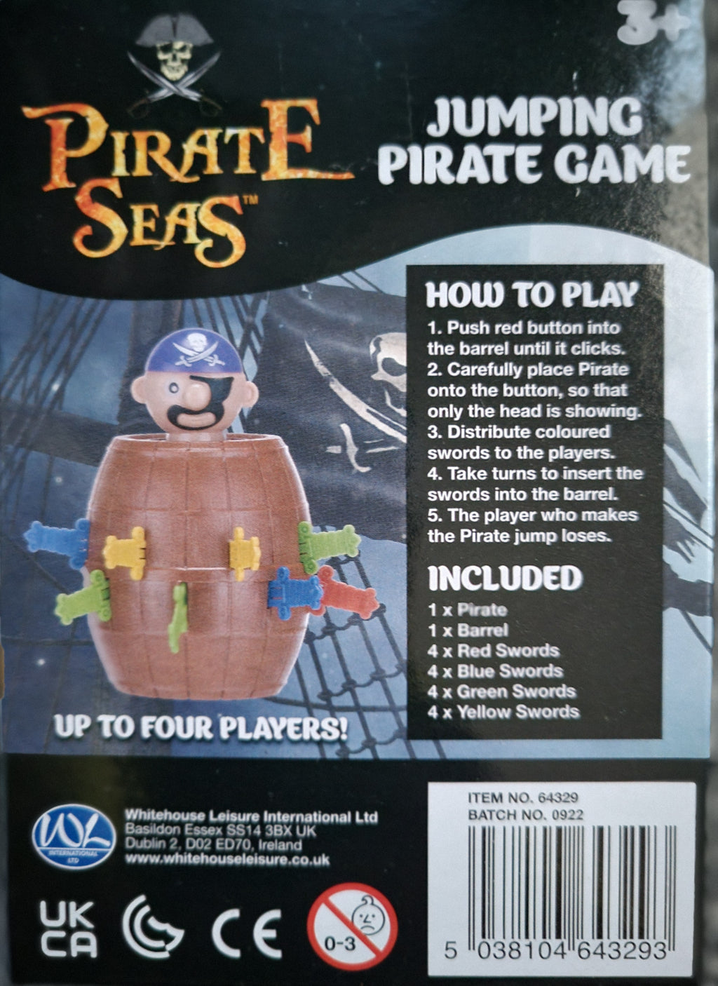 Pirate Seas Small Jumping Pirate Game