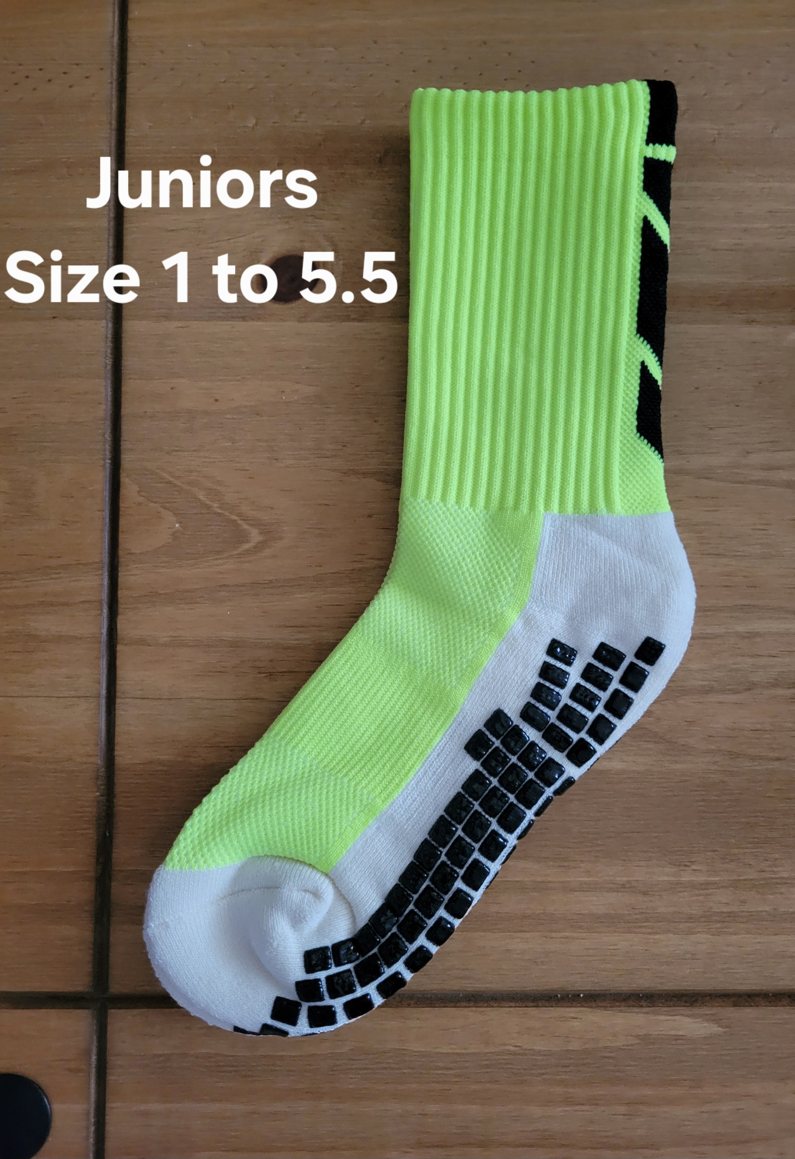 Football Grip Socks Kids New Size 1 to 5.5