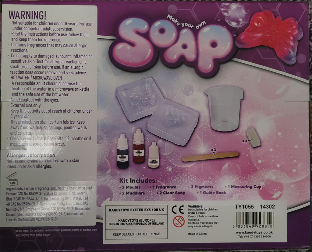 The Science Factory Make Your Own Soap Kit