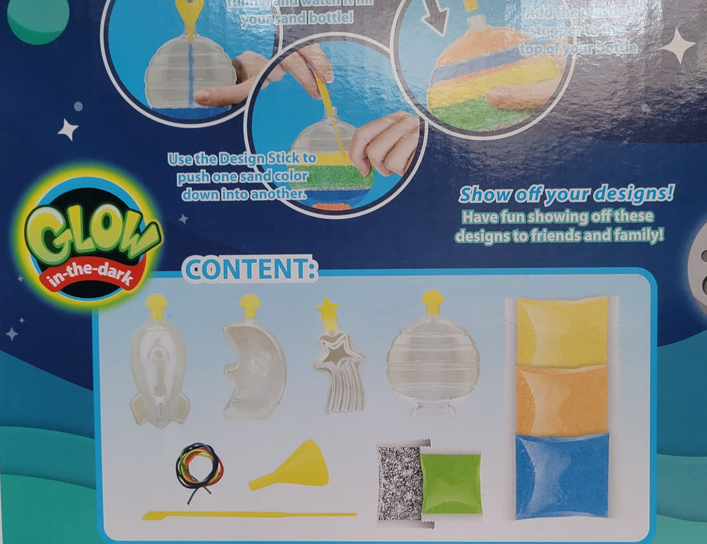 Playwrite Sand Art 4 Bottle Set Space