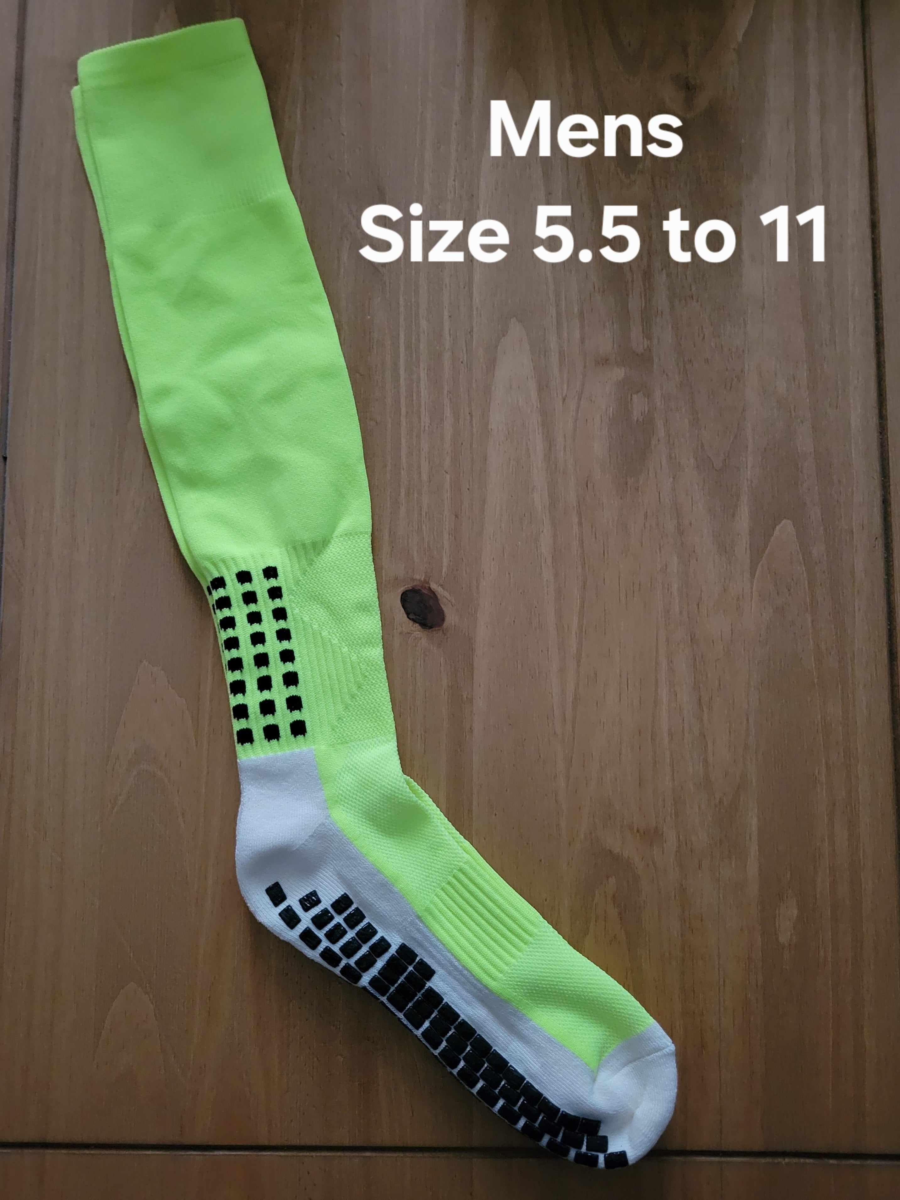 Long Grip Mens Socks Football One Size 5.5 to 11