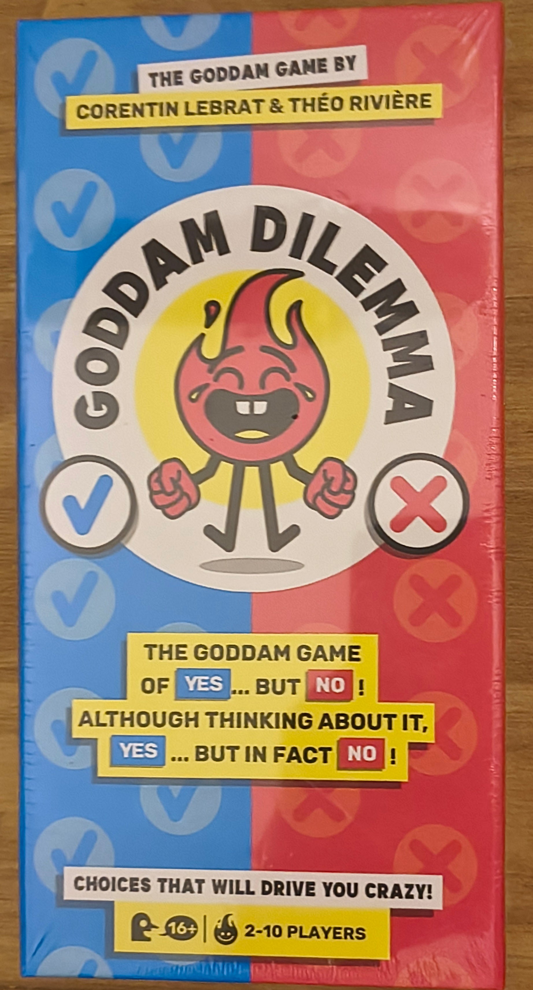 Goddam Dilemma Lumberjack Studios Hachette Boardgame Party Game NEW & SEALED 16+