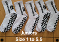 Junior FootBall Grip Socks Size 1 to 5.5