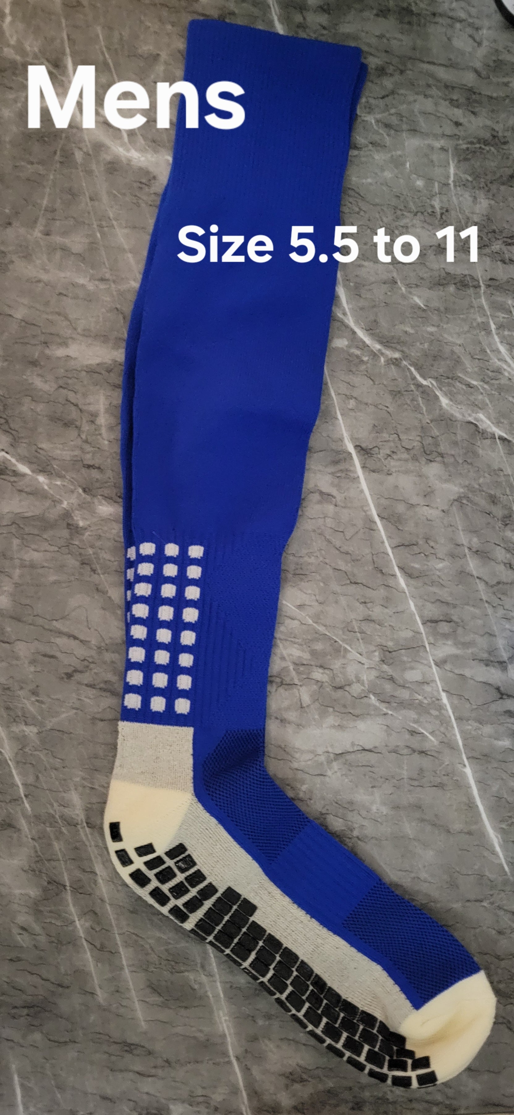 Long Grip Mens Socks Football One Size 5.5 to 11