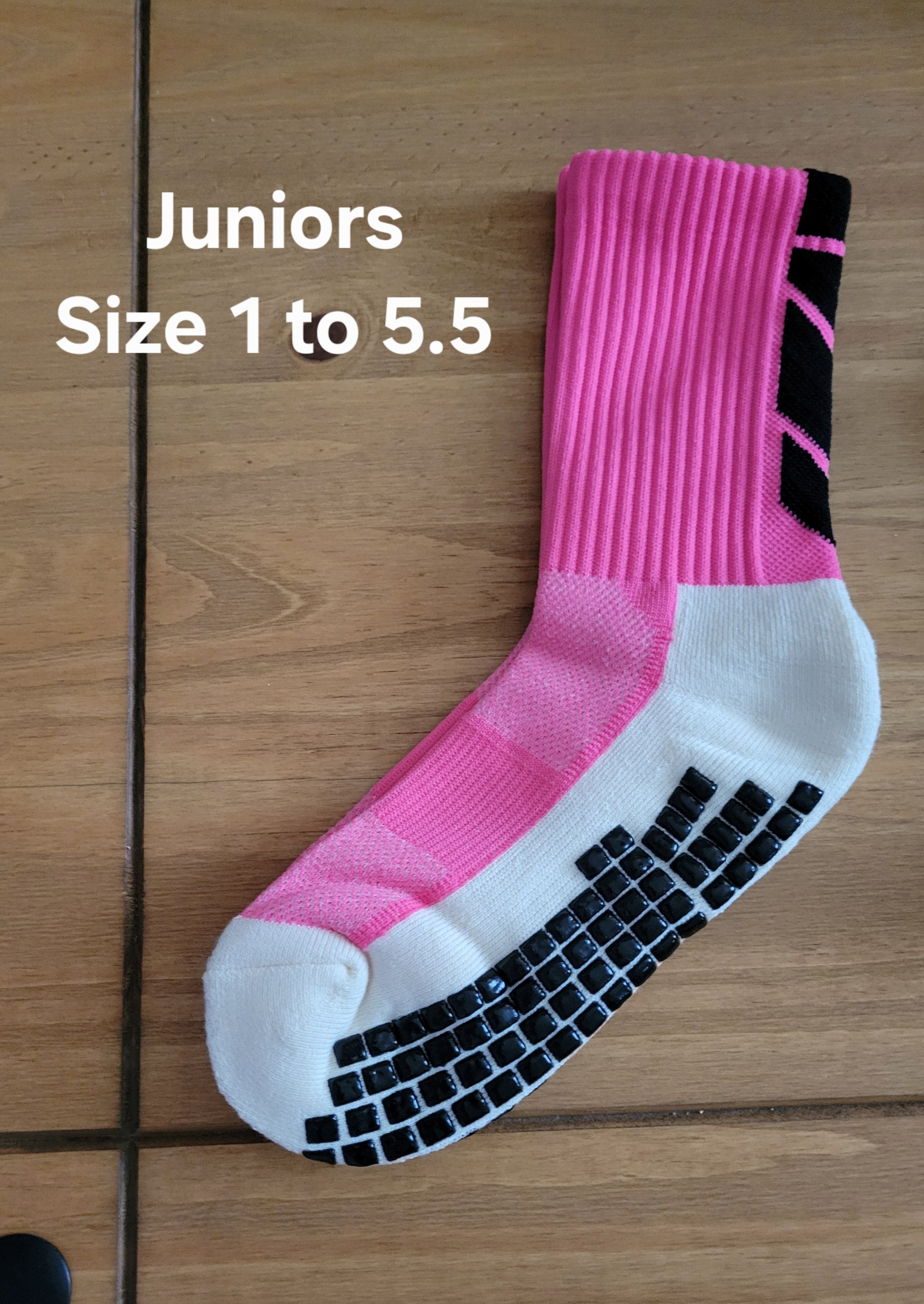 Football Grip Socks Kids New Size 1 to 5.5