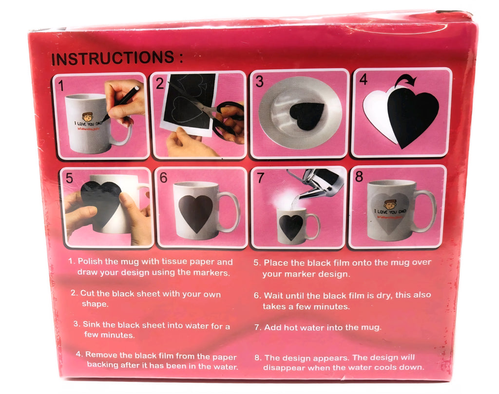 Colour Changing Mug Fun Customisable Design Novelty Gift Stocking Filler Present