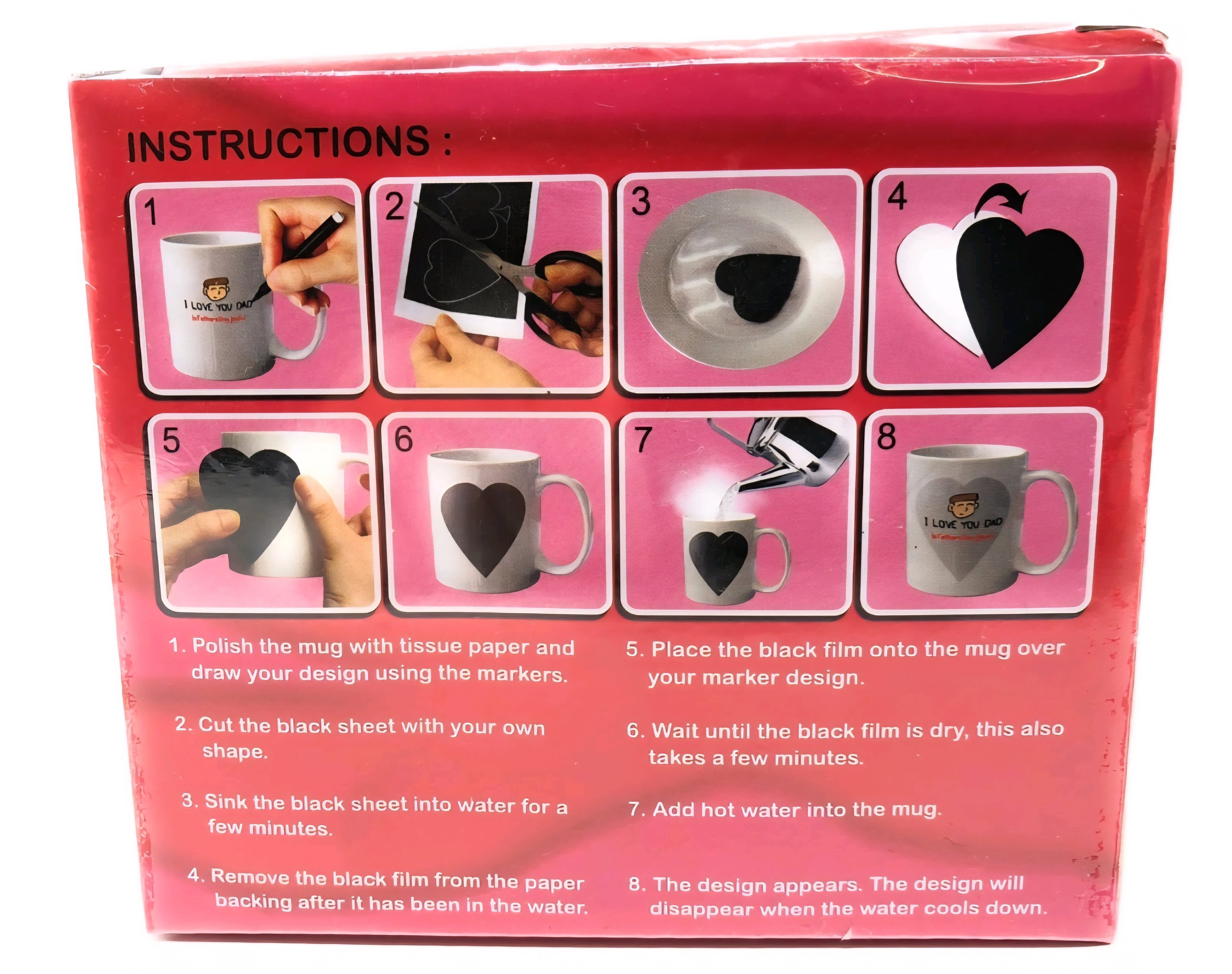 Colour Changing Mug Fun Customisable Design Novelty Gift Stocking Filler Present