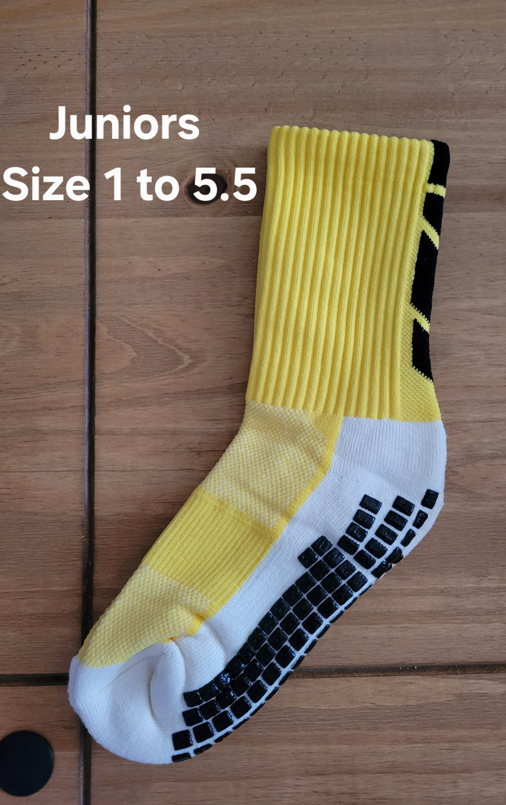 Football Grip Socks Kids New Size 1 to 5.5