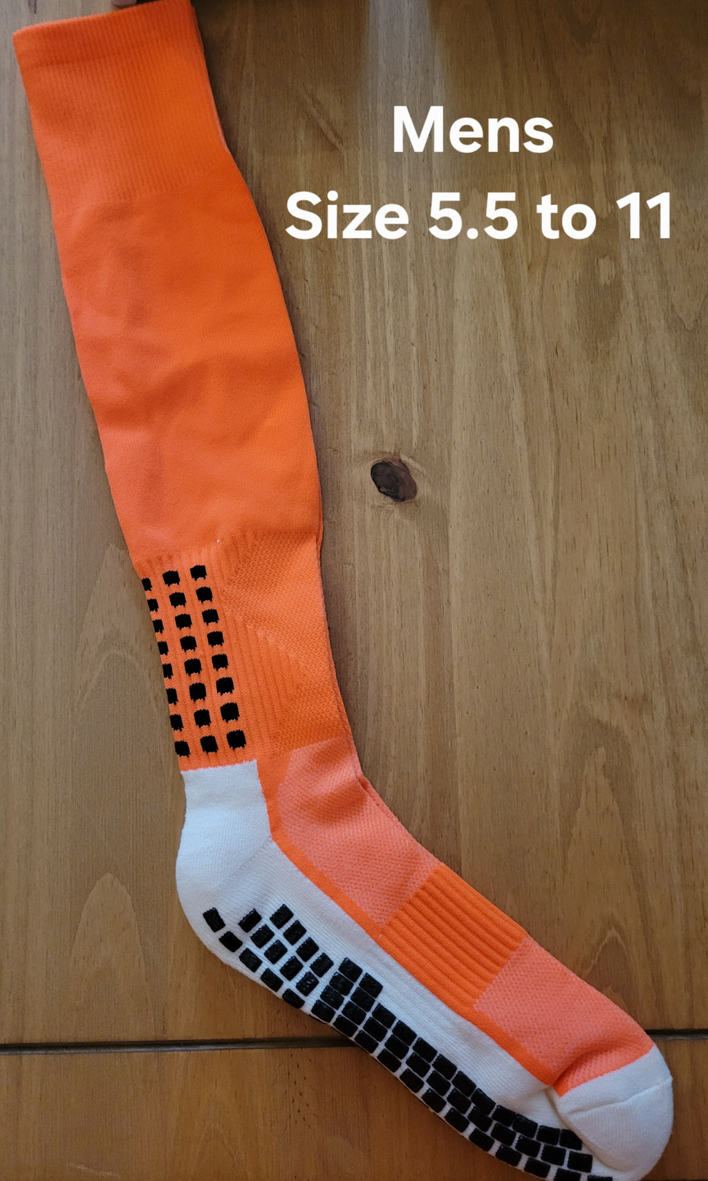 Long Grip Mens Socks Football One Size 5.5 to 11