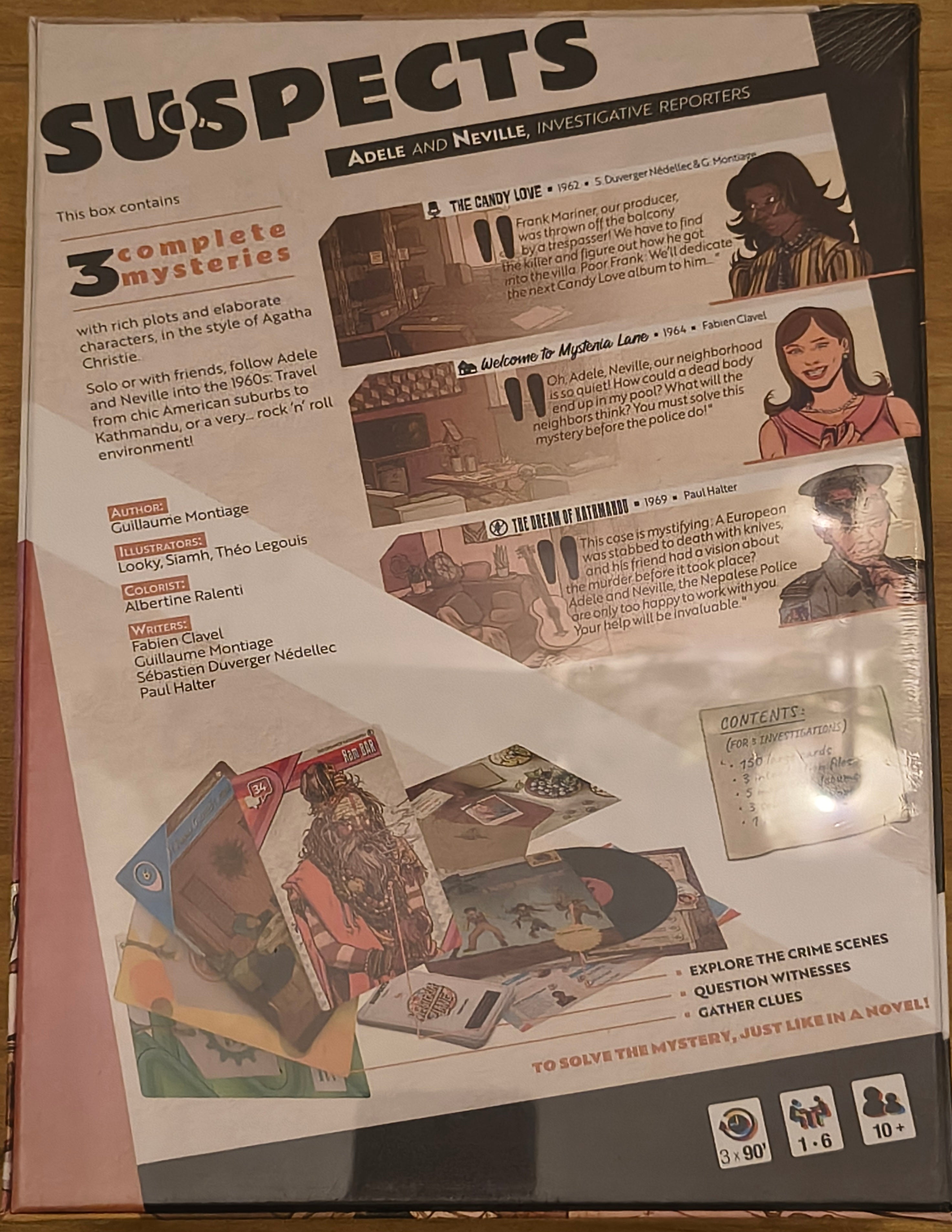 Suspects 3 Strategy Card Game Suspect Edition
