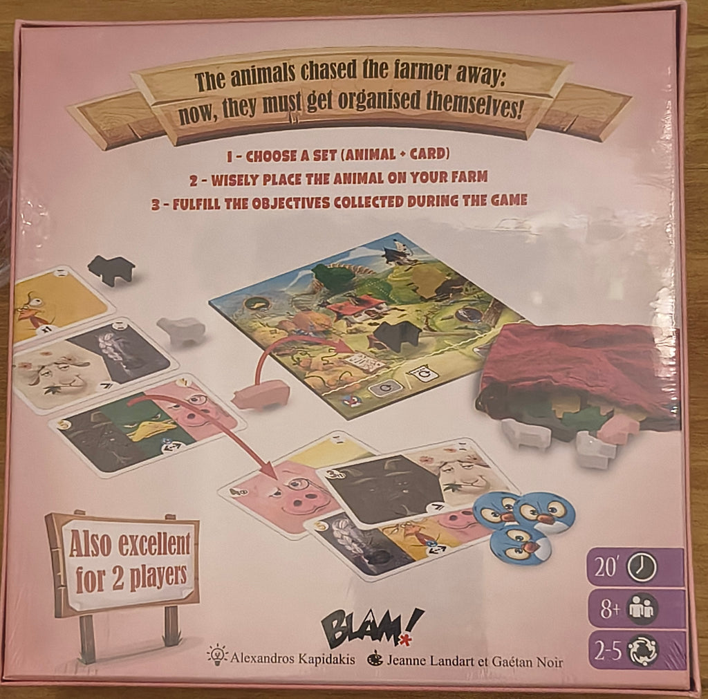 Farm Club Board Game Strategy Kids 8+ Gift